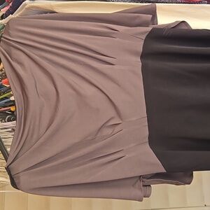 Elegant Gray and Black Women's Blouse
